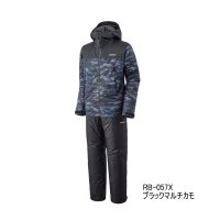 ≪'25年9月新商品！≫ シマノ ベーシックインサレーション レインスーツ 01 RB-057X ブラックマルチカモ WMサイズ [9月発売予定/ご予約受付中]