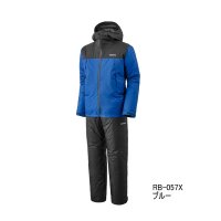 ≪'25年9月新商品！≫ シマノ ベーシックインサレーション レインスーツ 01 RB-057X ブルー WMサイズ [9月発売予定/ご予約受付中]
