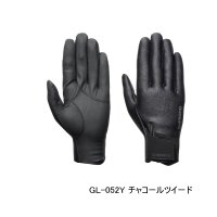 ≪'25年10月新商品！≫ シマノ 03 タイタニューム・アルファ グローブ 指出し GL-052Y チャコールツイード Sサイズ [10月発売予定/ご予約受付中]