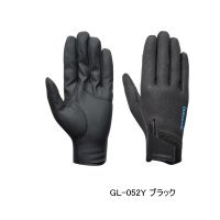 ≪'25年10月新商品！≫ シマノ 03 タイタニューム・アルファ グローブ 指出し GL-052Y ブラック Sサイズ [10月発売予定/ご予約受付中]