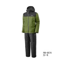 ≪'25年9月新商品！≫ シマノ ベーシックインサレーション レインスーツ 01 RB-057X カーキ WMサイズ [9月発売予定/ご予約受付中]