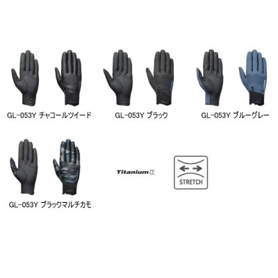 画像2: ≪'25年10月新商品！≫ シマノ 03 タイタニューム・アルファ グローブ フルカバー GL-053Y ブラックマルチカモ Mサイズ [10月発売予定/ご予約受付中]