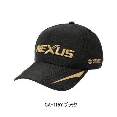 画像1: ≪'25年9月新商品！≫ シマノ ネクサス ゴアテックス ウィンドストッパーキャップ CA-115Y ブラック Mサイズ [9月発売予定/ご予約受付中]
