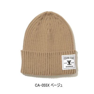 画像1: ≪'25年9月新商品！≫ シマノ ハイゲージニットワッチ CA-055X ベージュ フリーサイズ [9月発売予定/ご予約受付中]