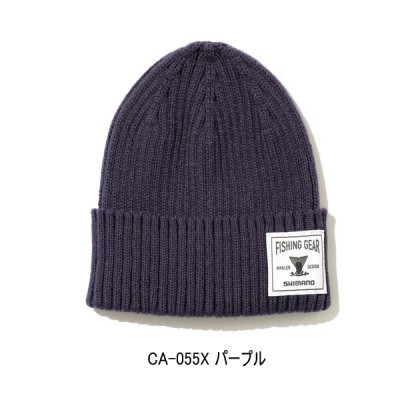 画像1: ≪'25年9月新商品！≫ シマノ ハイゲージニットワッチ CA-055X パープル フリーサイズ [9月発売予定/ご予約受付中]
