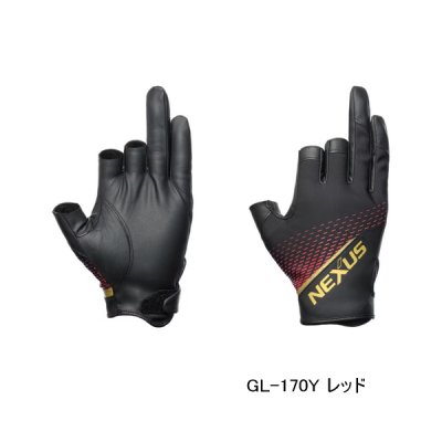 画像1: ≪'25年9月新商品！≫ シマノ ネクサス ウォーム グローブ 3 GL-170Y レッド Mサイズ [9月発売予定/ご予約受付中]