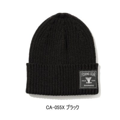 画像1: ≪'25年9月新商品！≫ シマノ ハイゲージニットワッチ CA-055X ブラック フリーサイズ [9月発売予定/ご予約受付中]