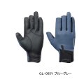 ≪'25年10月新商品！≫ シマノ 03 タイタニューム・アルファ グローブ 3 セミロング GL-055Y ブルーグレー Mサイズ [10月発売予定/ご予約受付中]