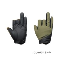 ≪'25年9月新商品！≫ シマノ 01 ベーシックウォーム グローブ 3 GL-070Y カーキ 2XLサイズ [9月発売予定/ご予約受付中]