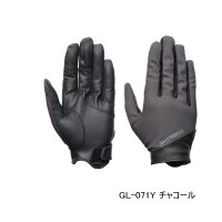 ≪'25年9月新商品！≫ シマノ 01 ベーシックウォーム グローブ 指出し GL-071Y チャコール Lサイズ [9月発売予定/ご予約受付中]