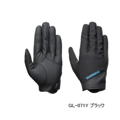 画像1: ≪'25年9月新商品！≫ シマノ 01 ベーシックウォーム グローブ 指出し GL-071Y ブラック Sサイズ [9月発売予定/ご予約受付中]