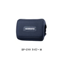 ≪'25年9月新商品！≫ シマノ リールガード (電動リール用) BP-074Y ネイビー Mサイズ [9月発売予定/ご予約受付中]