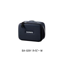 ≪'25年9月新商品！≫ シマノ リールケース BA-029Y ネイビー Mサイズ [9月発売予定/ご予約受付中]