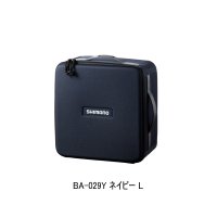 ≪'25年9月新商品！≫ シマノ リールケース BA-029Y ネイビー Lサイズ [9月発売予定/ご予約受付中]
