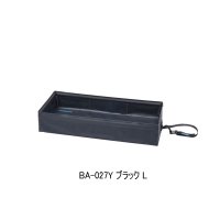 ≪'25年9月新商品！≫ シマノ コンパクト フィッシュプール BA-027Y ブラック Lサイズ [9月発売予定/ご予約受付中]