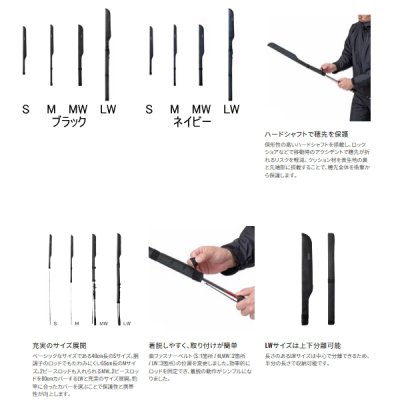 画像2: ≪'25年9月新商品！≫ シマノ ロッドティップガード BR-062Y ネイビー Sサイズ [9月発売予定/ご予約受付中]