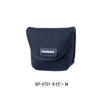 ≪'25年9月新商品！≫ シマノ スプールガード BP-075Y ネイビー Mサイズ [9月発売予定/ご予約受付中]