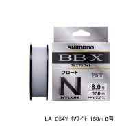 ≪'25年9月新商品！≫ シマノ BB-X プラズマホワイト フロート LA-C54Y 150m 8号 ホワイト [9月発売予定/ご予約受付中]