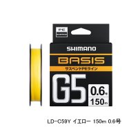 ≪'25年9月新商品！≫ シマノ ベイシス G5 PEサスペンド LD-C59Y 150m 0.6号 イエロー [9月発売予定/ご予約受付中]