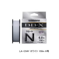 ≪'25年9月新商品！≫ シマノ BB-X プラズマホワイト フロート LA-C54Y 150m 6号 ホワイト [9月発売予定/ご予約受付中]