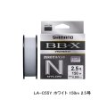 ≪'25年9月新商品！≫ シマノ BB-X プラズマホワイト ゼロ サスペンド LA-C55Y 150m 2.5号 ホワイト [9月発売予定/ご予約受付中]