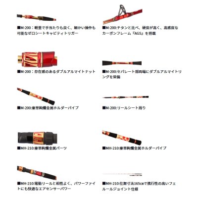 画像4: ≪'25年5月新商品！≫ ダイワ ショットバイパー ウルフリミテッド M-200 〔仕舞寸法 200cm〕 【保証書付き】【大型商品2/代引不可】
