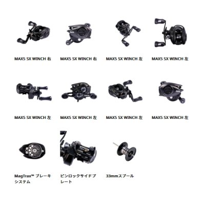 画像4: ≪'25年9月新商品！≫ アブガルシア マックス 5 SX ウィンチ (右) 【返品不可】 【小型商品】