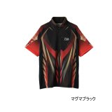 ≪'25年4月新商品！≫ ダイワ スペシャルハーフスリーブシャツ DE-7125 マグマブラック Mサイズ