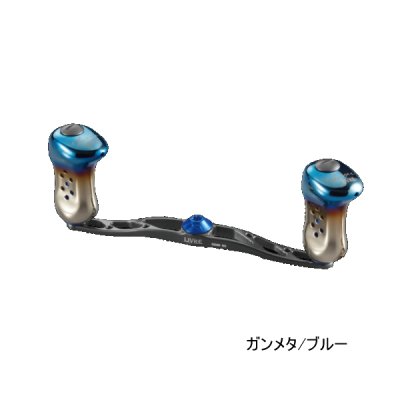 画像1: ≪'25年11月新商品！≫ リブレ クランク 140 FB1K140-TR ダイワB1用 ガンメタ/ブルー 11948 [11月発売予定/ご予約受付中] 【返品不可】 【小型商品】