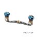 画像1: ≪'25年11月新商品！≫ リブレ クランク 140 FLDK140-TR 左巻 ダイワ用 チタン/ゴールド 11924 [11月発売予定/ご予約受付中] 【返品不可】 【小型商品】 (1)