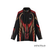 ≪'25年4月新商品！≫ ダイワ スペシャルロングスリーブシャツ DE-7025 マグマブラック Mサイズ