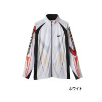 ≪'25年4月新商品！≫ ダイワ スペシャルロングスリーブフルジップシャツ DE-7225 ホワイト Mサイズ