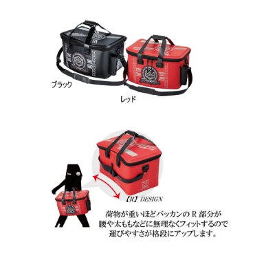 画像2: ≪'25年12月新商品！≫ 釣武者 MUSHA(ムシャ)グローRタックルバッグ レッド [12月発売予定/ご予約受付中]
