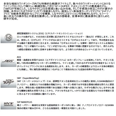 画像2: ≪'25年8月新商品！≫ ダイワ 極鋭 カワハギ EX SF 〔仕舞寸法 172cm〕 【保証書付き】【大型商品1/代引不可】