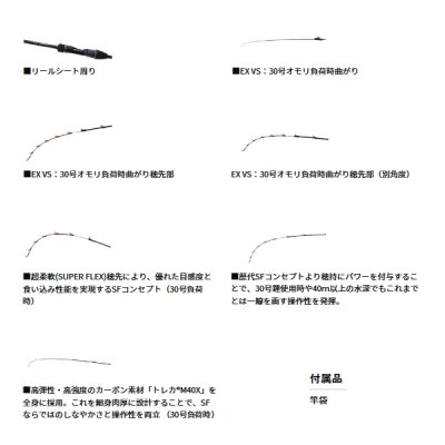 画像4: ≪'25年8月新商品！≫ ダイワ 極鋭 カワハギ EX SF 〔仕舞寸法 172cm〕 【保証書付き】【大型商品1/代引不可】
