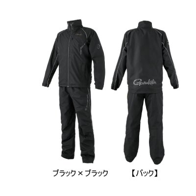 画像1: ≪'25年10月新商品！≫ がまかつ ウィンドブレーカースーツ GM-3791 ブラック×ブラック 3Lサイズ [10月発売予定/ご予約受付中]
