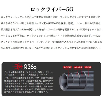画像2: ≪'25年8月新商品！≫ メジャークラフト ロックライバー 5G ハードロック RV5-982XH 〔仕舞寸法 153cm〕 【保証書付き】【大型商品1/代引不可】
