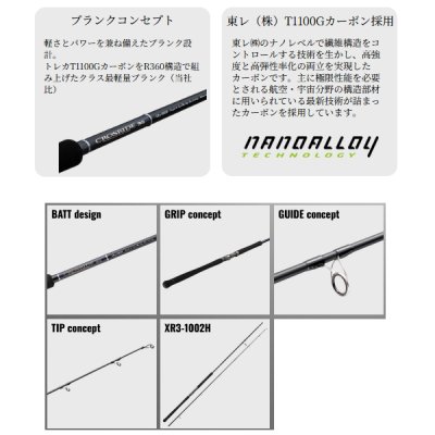 画像3: ≪'25年8月新商品！≫ メジャークラフト クロスライド 3G ショアジギング XR3-962MH 〔仕舞寸法 150cm〕 【保証書付き】【大型商品1/代引不可】