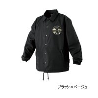 ≪'25年10月新商品！≫ がまかつ コーチジャケット GM-3793 ブラック×ベージュ M-Lサイズ [10月発売予定/ご予約受付中]