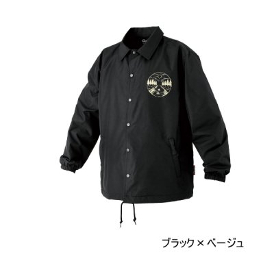 画像1: ≪'25年10月新商品！≫ がまかつ コーチジャケット GM-3793 ブラック×ベージュ M-Lサイズ [10月発売予定/ご予約受付中]