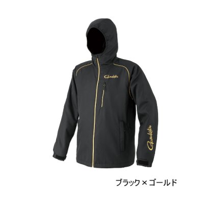 画像1: ≪'25年10月新商品！≫ がまかつ コアサーモフーディ GM-3796 ブラック×ゴールド 3Lサイズ [10月発売予定/ご予約受付中]