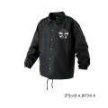 ≪'25年10月新商品！≫ がまかつ コーチジャケット GM-3793 ブラック×ホワイト M-Lサイズ [10月発売予定/ご予約受付中]