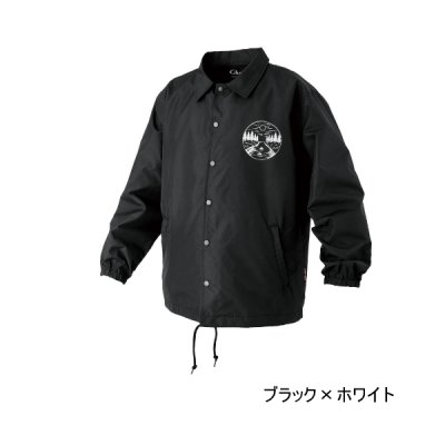 画像1: ≪'25年10月新商品！≫ がまかつ コーチジャケット GM-3793 ブラック×ホワイト LL-3Lサイズ [10月発売予定/ご予約受付中]