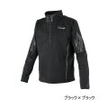 ≪'25年9月新商品！≫ がまかつ プルオーバージップシャツ GM-3794 ブラック×ブラック Mサイズ [9月発売予定/ご予約受付中]
