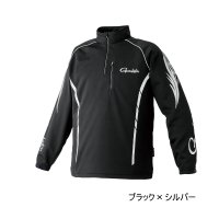 ≪'25年10月新商品！≫ がまかつ 2WAYウォームジップシャツ GM-3766 ブラック×シルバー Mサイズ [10月発売予定/ご予約受付中]