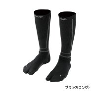 ≪'25年9月新商品！≫ がまかつ コンプレッションソックス(先割) GM-3812 ブラック(ロング) Mサイズ [9月発売予定/ご予約受付中]