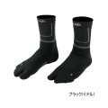 ≪'25年9月新商品！≫ がまかつ フィッシングソックス(先割) GM-3813 ブラック(ミドル) Mサイズ [9月発売予定/ご予約受付中]