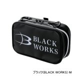 ≪'25年9月新商品！≫ がまかつ アディショナルポーチ 横型 GM-2610 ブラック(ブラックワークス) Mサイズ [9月発売予定/ご予約受付中]