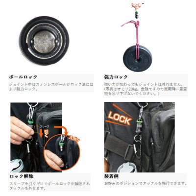 画像3: ≪'25年8月新商品！≫ PROX オートロックMGジョイント ネオ PX3152GK グリーン/ブラック