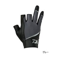 ≪'25年4月新商品！≫ ダイワ コーデュラ(R) ジギンググローブ 3本カット DG-7625 グレー Mサイズ